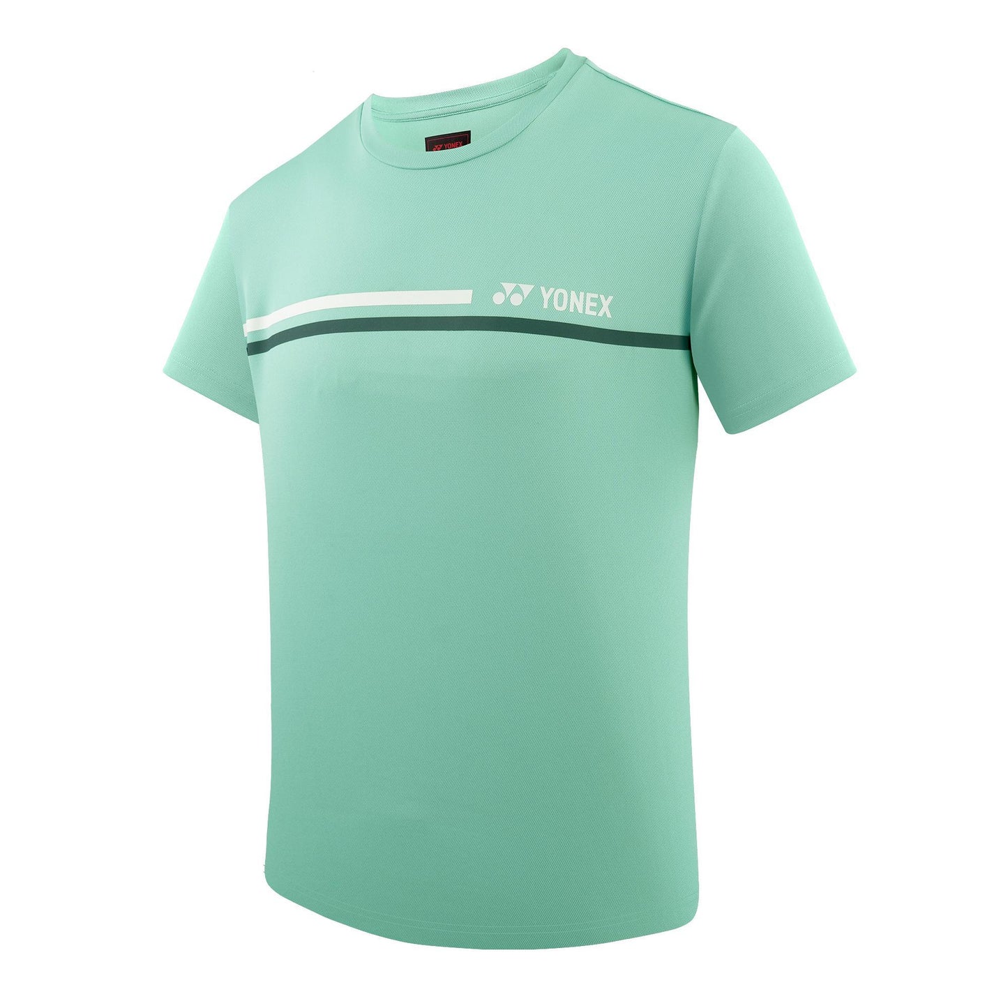 YONEX ROUND NECK MEN T SHIRT# RM-H036-2864-EASY4-S BLACK/TUR