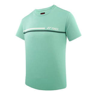 YONEX ROUND NECK MEN T SHIRT# RM-H036-2864-EASY4-S BLACK/TUR