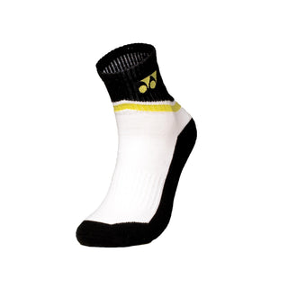 YONEX MEN'S SOCKS # SSO-1936R-S FADED DENIM / BRIGHT CHARTRE