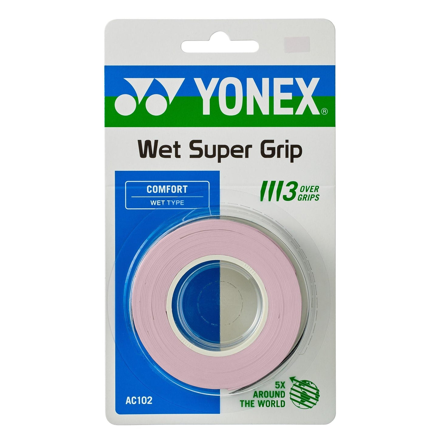 YONEX SUPER GRAP GRIP TAPE #AC 102EX  (3 IN 1) ASSORTED ZZZZ