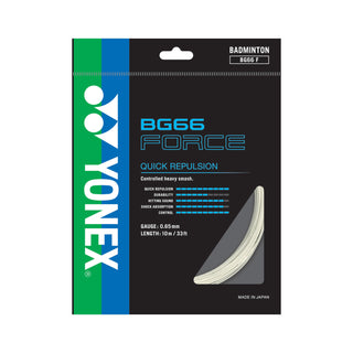 YONEX BADMINTON STRINGS # BG66 FORCE CYAN