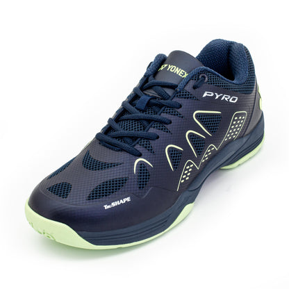 YONEX MENS BADMINTON SHOES # PYRO BLACK/GOLD 23.5