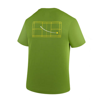 YONEX ROUND NECK MEN T SHIRT# RM-H036-2863-EASY4-S BLACK/TUR