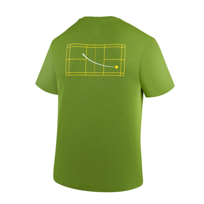 YONEX ROUND NECK MEN T SHIRT# RM-H036-2863-EASY4-S BLACK/TUR