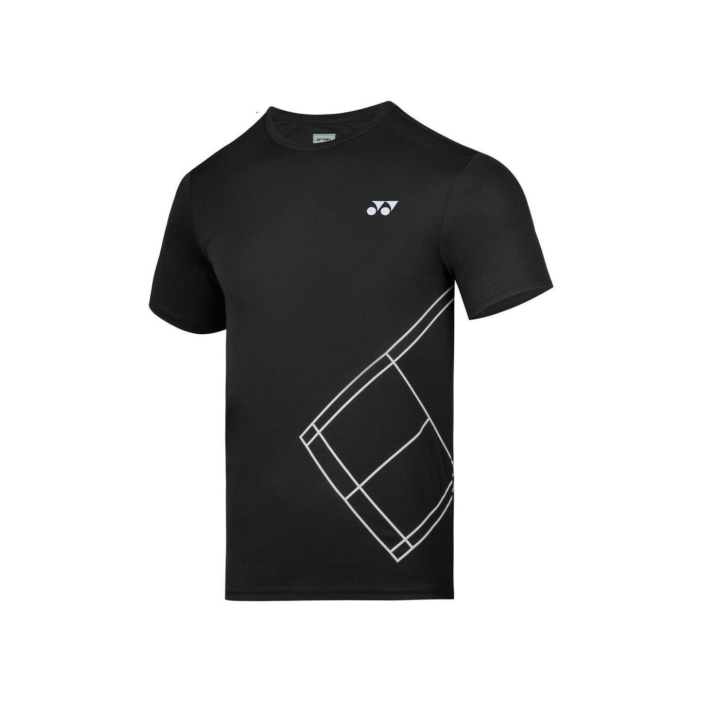 YONEX ROUND NECK MEN T SHIRT# RM-H036-2879-EASY4-S BLACK 2XL