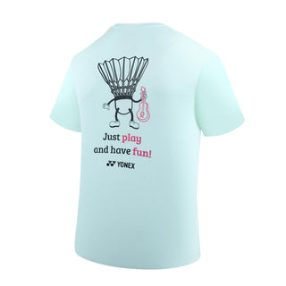 YONEX ROUND NECK MEN T SHIRT# RM-H036-2882-EASY4-S BLUE LIGH