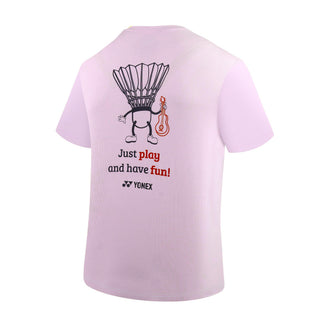 YONEX ROUND NECK MEN T SHIRT# RM-H036-2882-EASY4-S BLUE LIGH