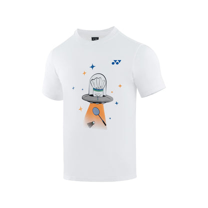 YONEX MENS ROUND NECK TEE # RM-J035-3099-MYMAS25-S WHITE 2XL
