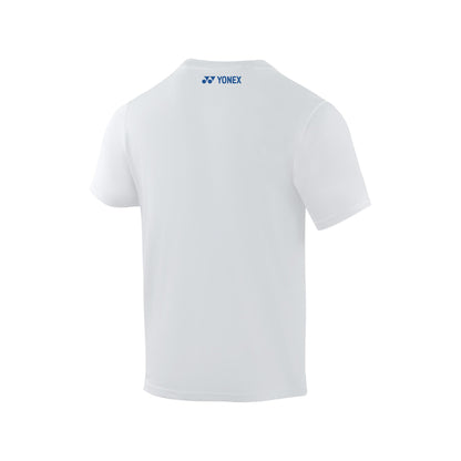 YONEX MENS ROUND NECK TEE # RM-J035-3100-MYMAS25-S WHITE 2XL