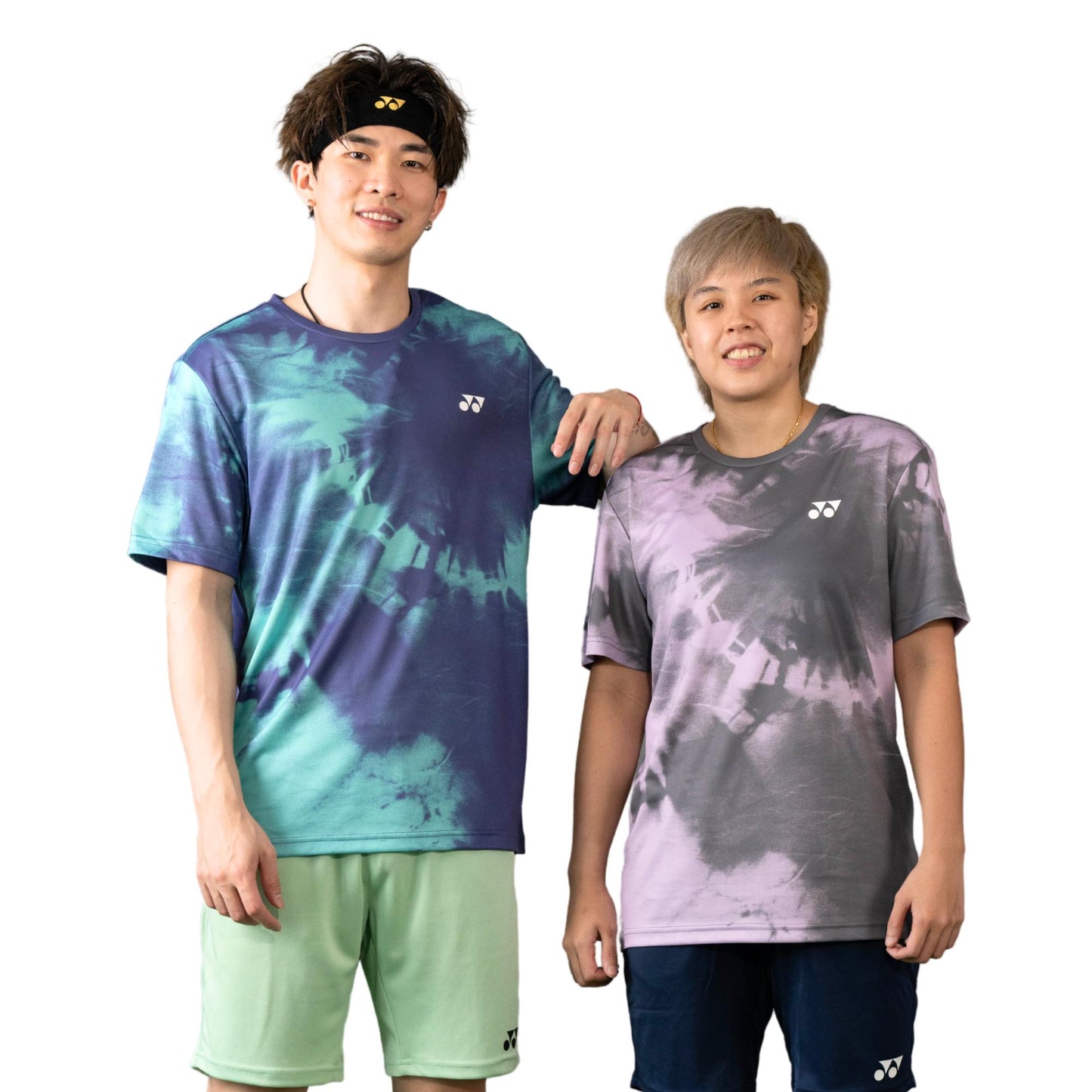 YONEX MENS ROUND NECK TIE DYE TEE # RM-J035-3129-MYMAS25-S P