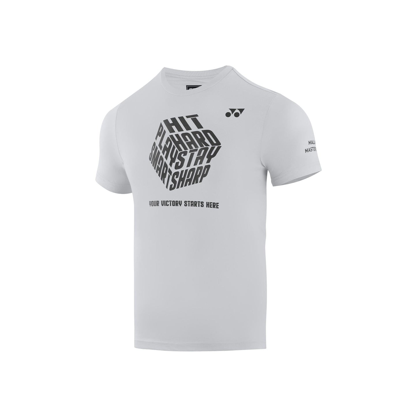 YONEX MENS SLOGAN ROUND NECK TEE # RM-J035-3130-MYMAS25-S CA