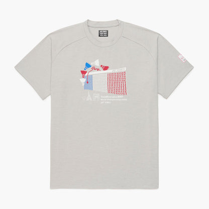 YONEX ROUND NECK UNISEX #YOB25120EX ICE GREY 2XL