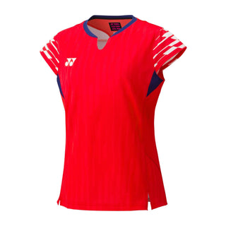 YONEX WOMENS CREW NECK SHIRT # 20860YX CLEAR RED 2XL