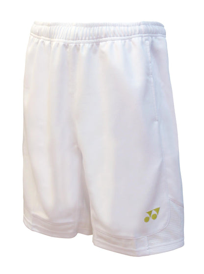 YONEX MEN'S SHORT PANTS 15018EXA (POLYESTER 100%, KNIT) WHIT