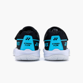 YONEX BTON SHOES STRIDER FLOW KIDS # SHBSF1KIDS BLACK/BLUE 1