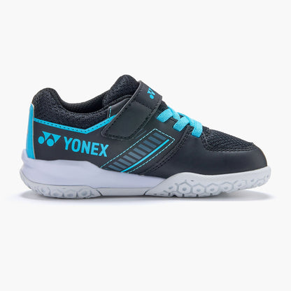 YONEX BTON SHOES STRIDER FLOW KIDS # SHBSF1KIDS BLACK/BLUE 1