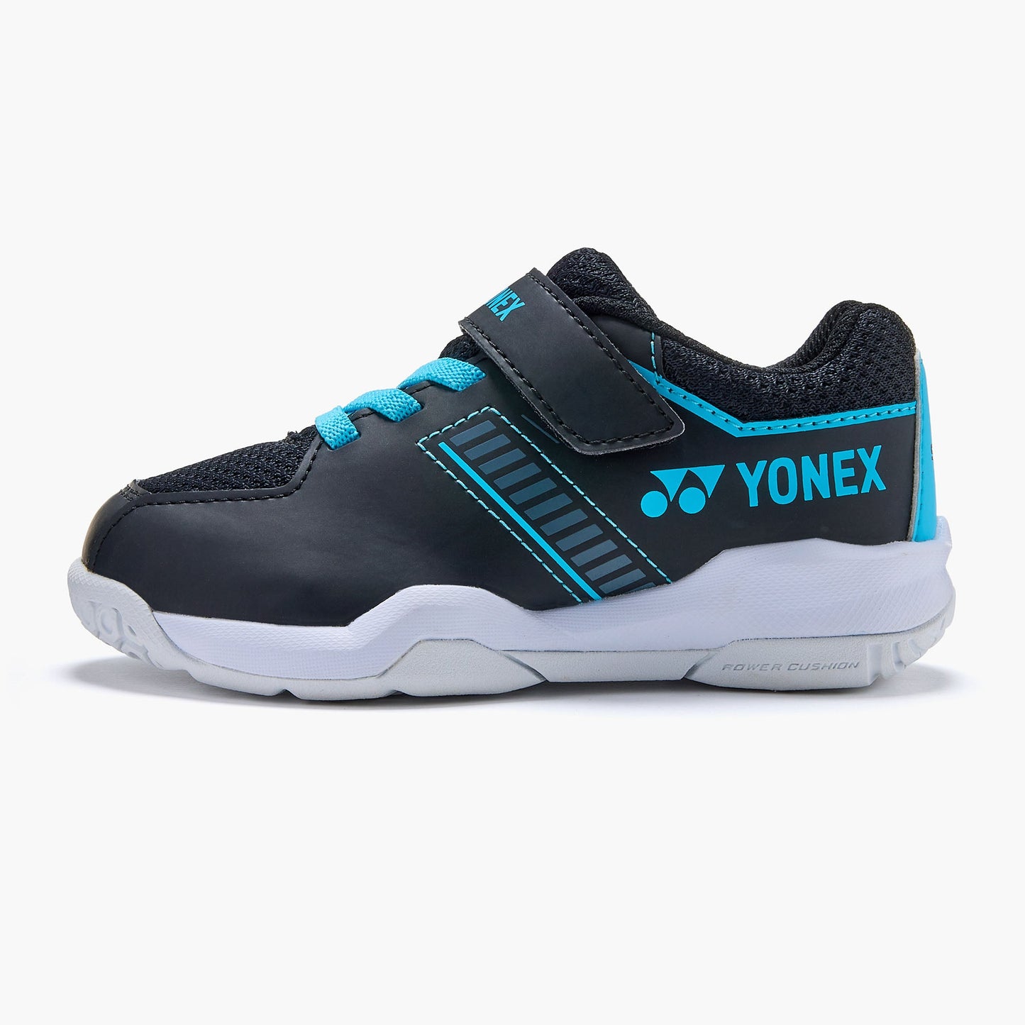 YONEX BTON SHOES STRIDER FLOW KIDS # SHBSF1KIDS BLACK/BLUE 1