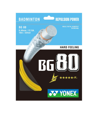 YONEX BADMINTON GUTS #BG-80 BLACK ZZZZ