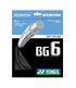 YONEX BADMINTON GUT #BG 6 BLACK