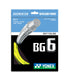 YONEX BADMINTON GUT #BG 6 BLACK