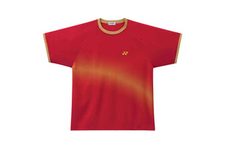YONEX T-SHIRTS 16147EXA (POLYESTER 100%, KNIT) CRYSTAL RED L