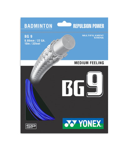 YONEX BADMINTON GUT #BG 9 PEARL WHITE