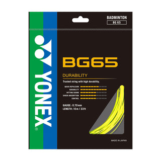 YONEX BADMINTON GUT #BG 65 AMBER