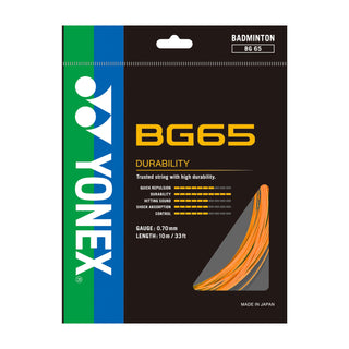 YONEX BADMINTON GUT #BG 65 AMBER