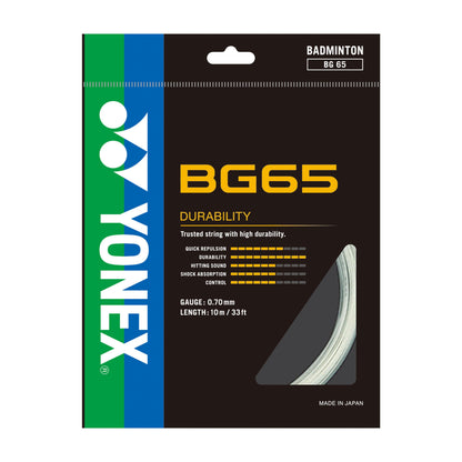 YONEX BADMINTON GUT #BG 65 AMBER