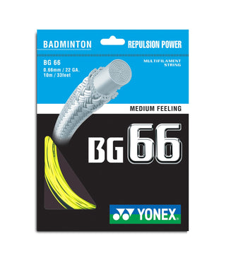 YONEX BADMINTON GUT #BG 66 BLACK
