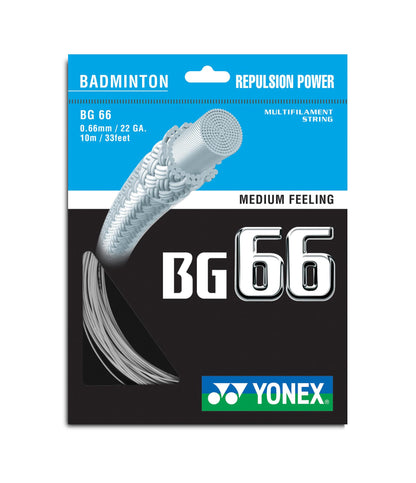 YONEX BADMINTON GUT #BG 66 BLACK