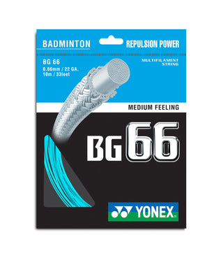 YONEX BADMINTON GUT #BG 66 BLACK