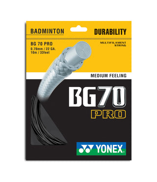 YONEX BADMINTON GUTS #BG-70-PRO BLACK ZZZZ