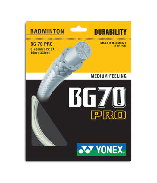 YONEX BADMINTON GUTS #BG-70-PRO BLACK ZZZZ