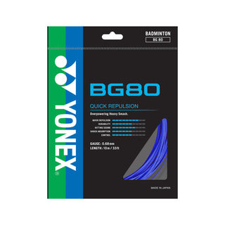 YONEX BADMINTON GUTS #BG-80 BLACK ZZZZ