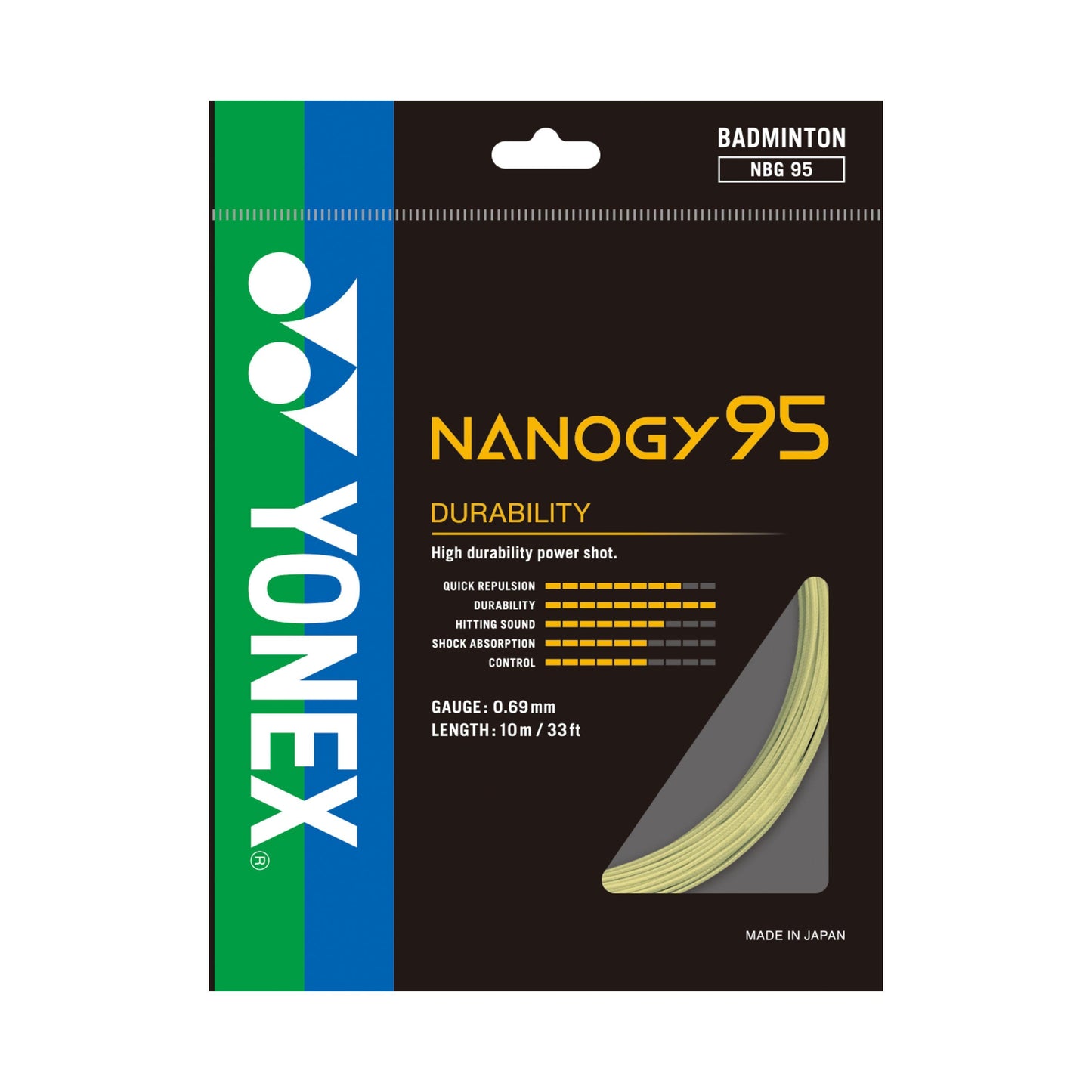 YONEX BADMINTON GUT #NANO BG95 JP CSGO ZZZZ