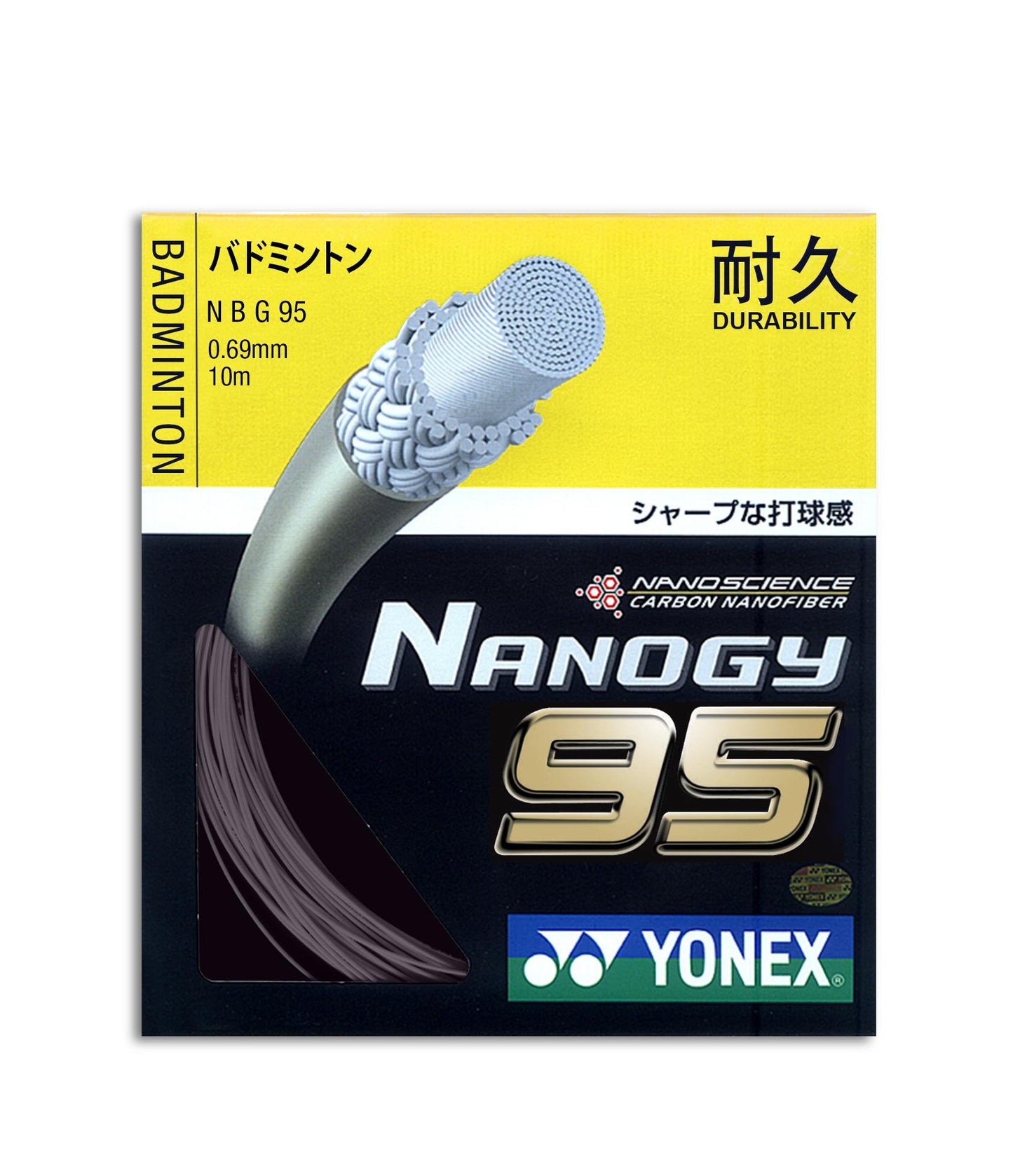 YONEX BADMINTON STRINGS # NBG95 BLUE/GREEN ZZZZ