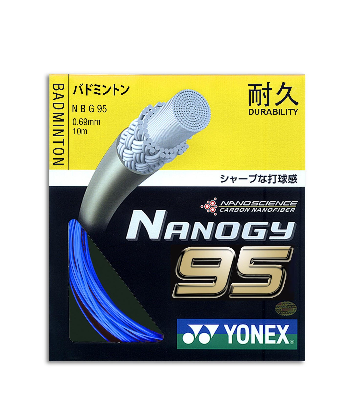 YONEX BADMINTON STRINGS # NBG95 BLUE/GREEN ZZZZ
