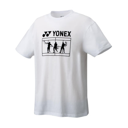 YONEX UNISEX ROUND NECK T- SHIRT  # 16296EX WHITE L