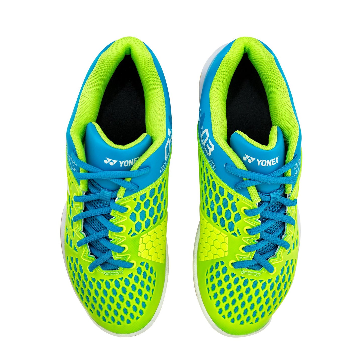 YONEX BADMINTON SHOES POWER CUSHION # SHB03EX BLUE/LIME