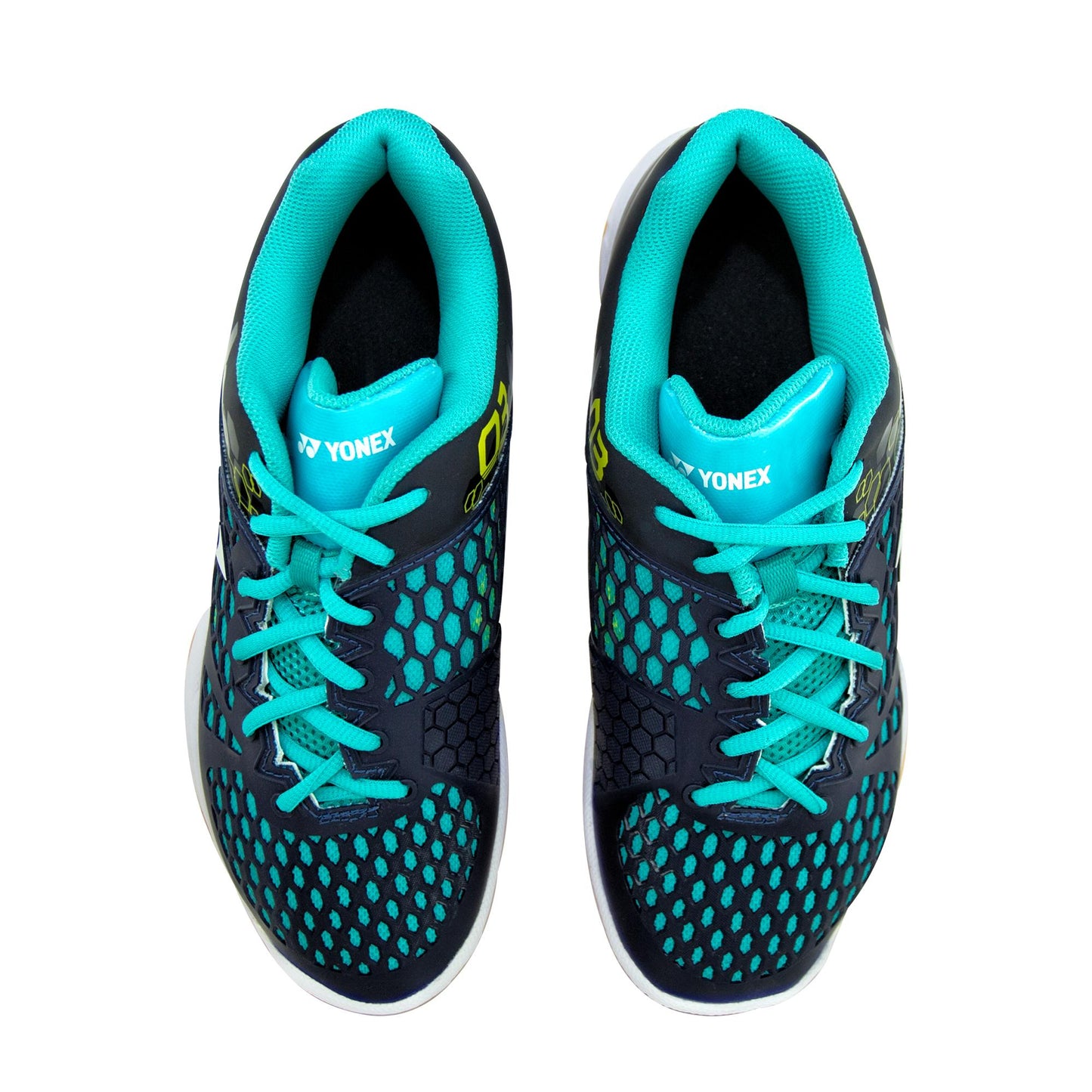 YONEX BADMINTON SHOES POWER CUSHION # SHB03EX BLUE/LIME