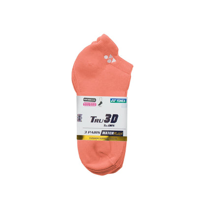 YONEX MEN'S SOCKS 3 IN 1 # SSMP 0555S-3-SR PINK
