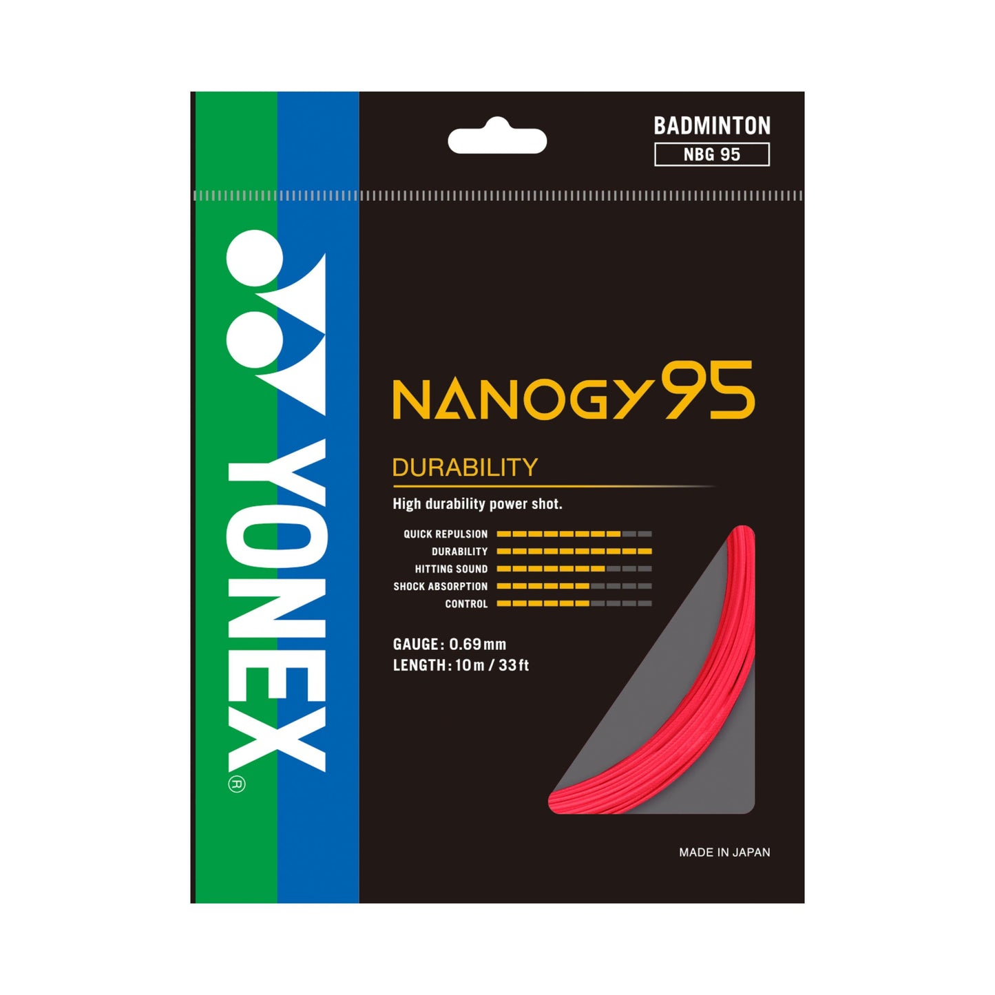 YONEX BADMINTON GUT #NANO BG95 JP CSGO ZZZZ