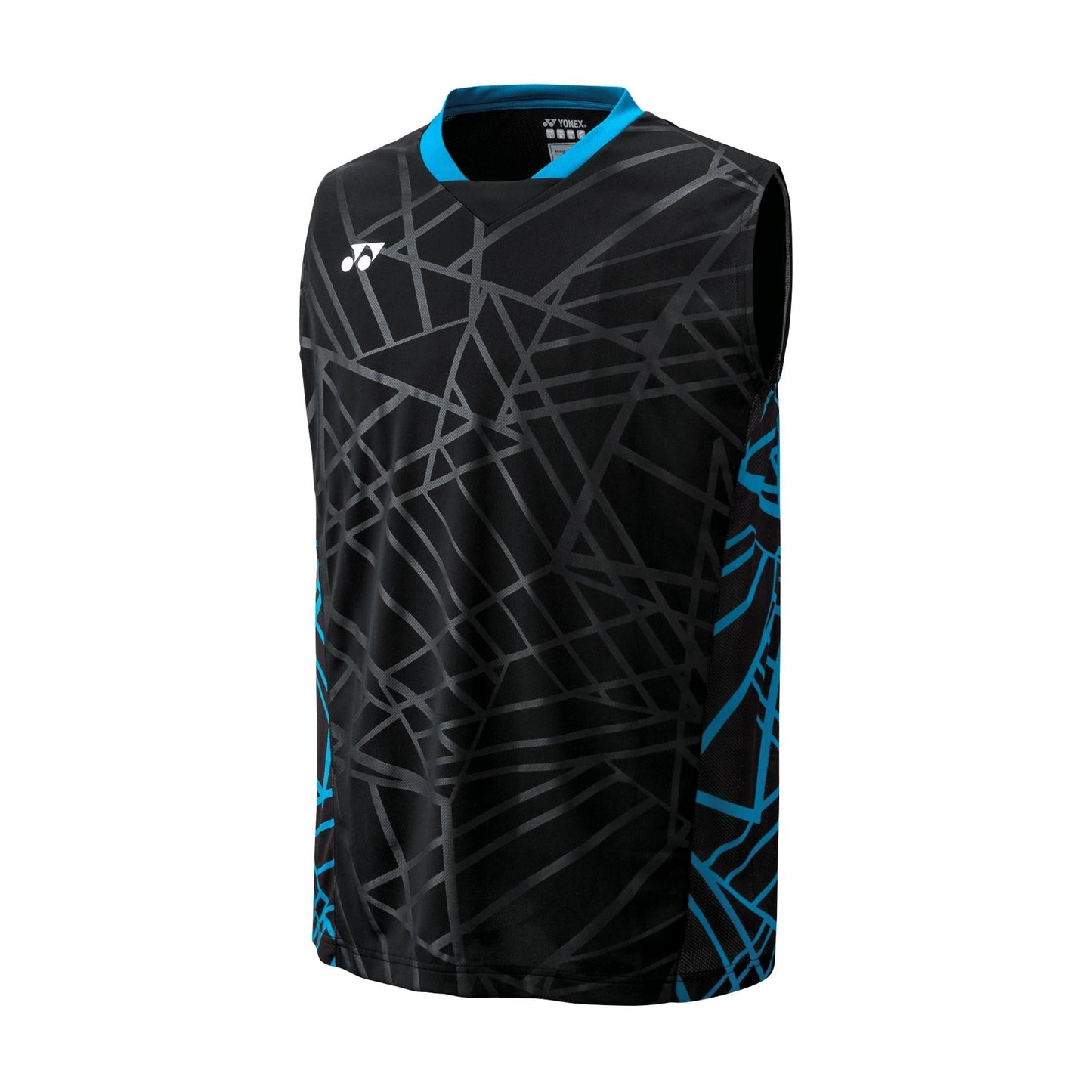 MENS BADMINTON CREW NECK SHIRT # 10239EX INFINITE BLUE M