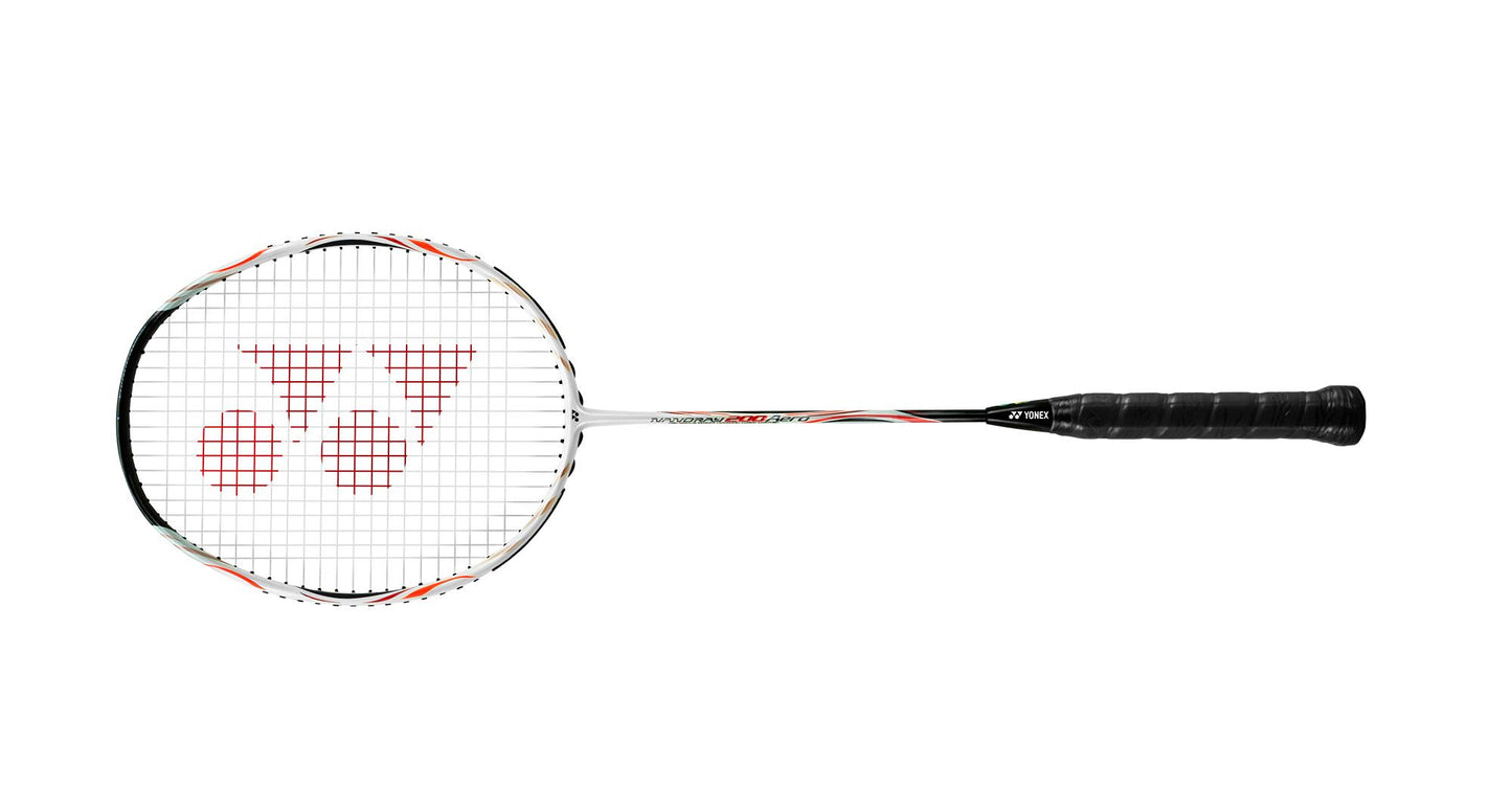 YONEX BADMINTON FRAME NANORAY 200 AERO # NR200AERO WHITE/RED