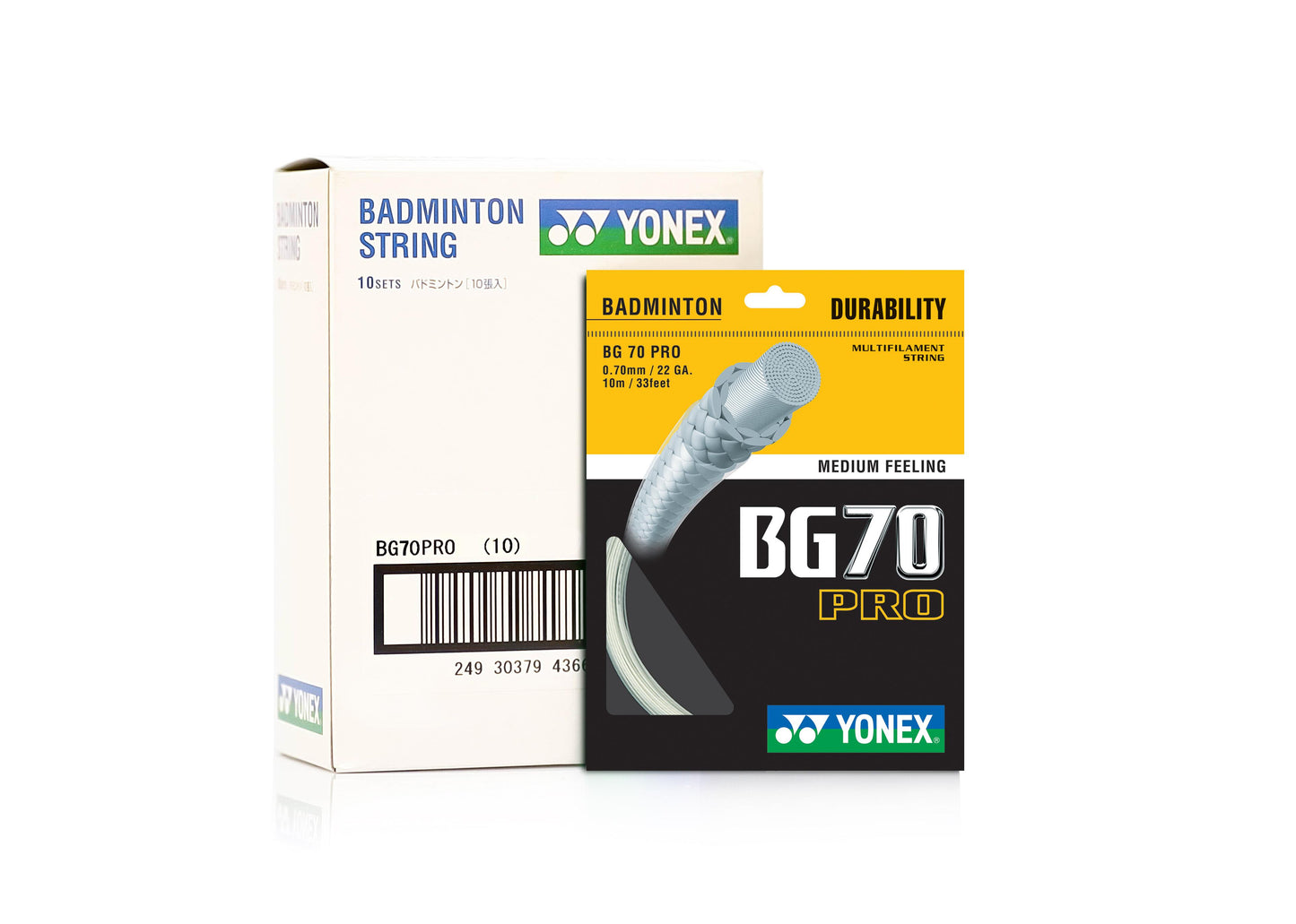 YONEX BADMINTON GUTS #BG-70-PRO BLACK ZZZZ