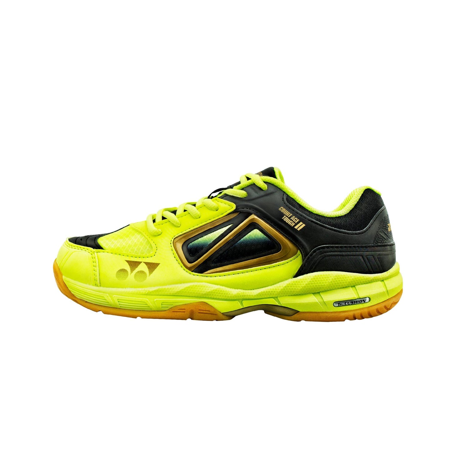 BADMINTON SHOES # COURT ACE TOUGH II  NEON LIME/BLACK/MATTE