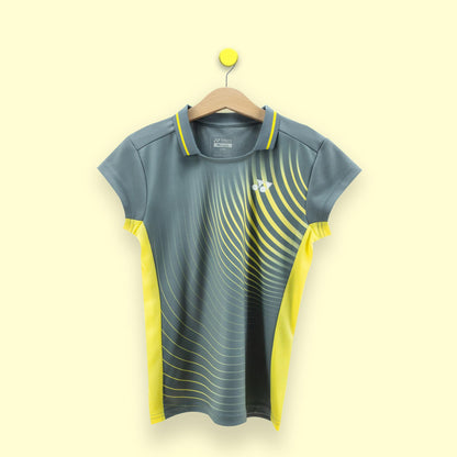 YONEX JUNIOR GIRL ROUND NECK T-SHIRT # RJ-G017-1236-30L-18-S