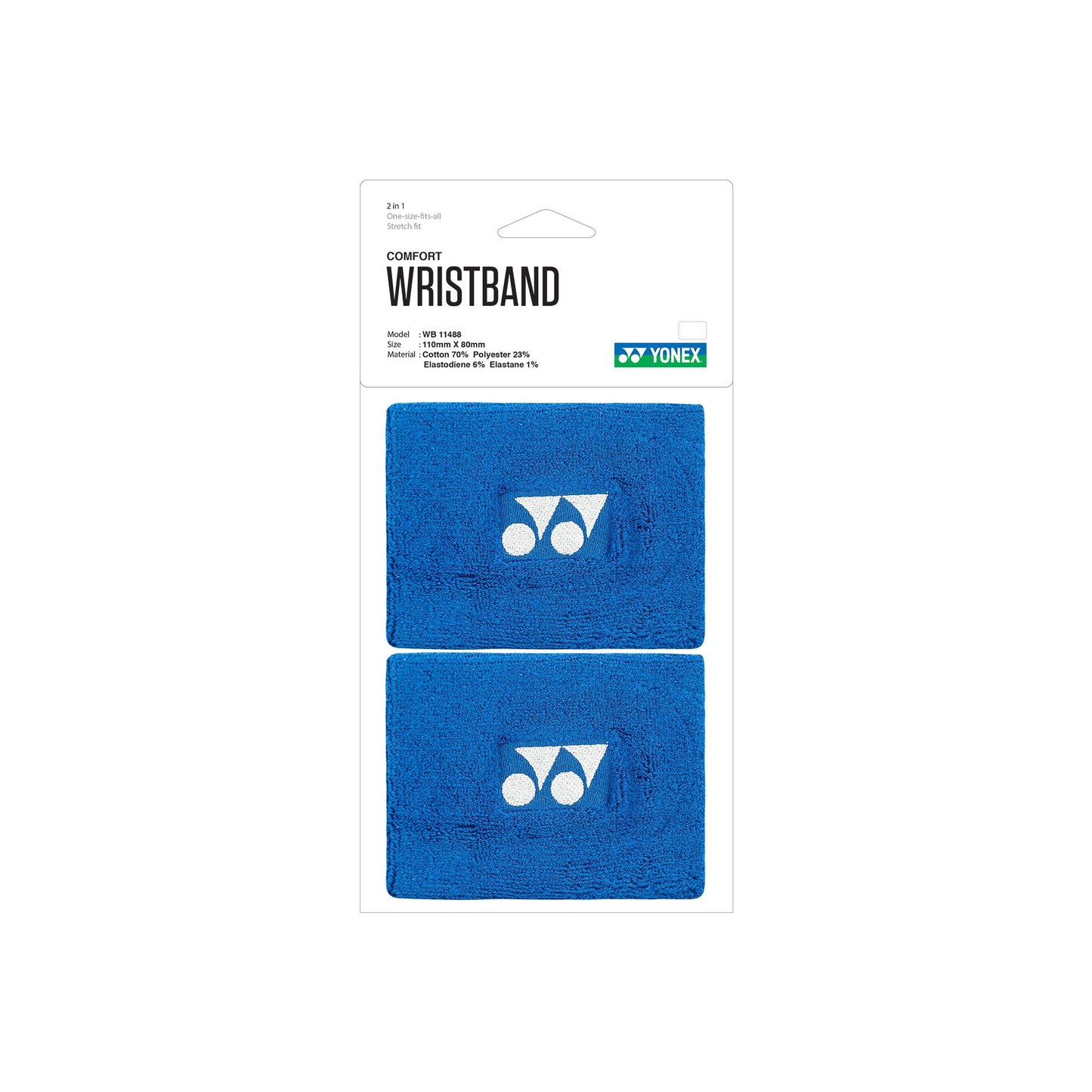 YONEX WRISTBAND # WB 11488-2 BABY BLUE 2 IN 1