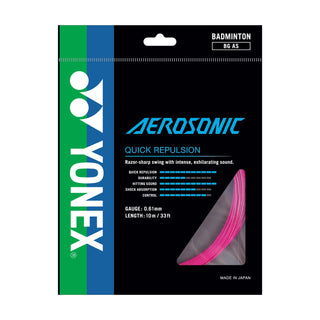 Yonex Badminton String AERO SONIC BG-AS BRIGHT PINK 10 M
